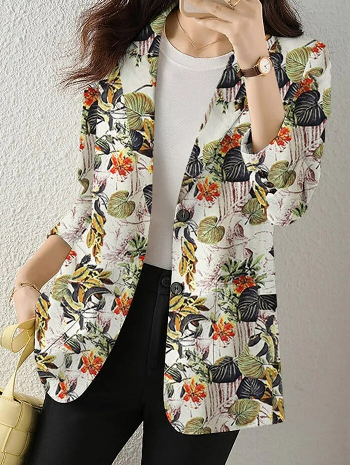 Levoire | Manteau Drapé Élégant D'Hiver Vert