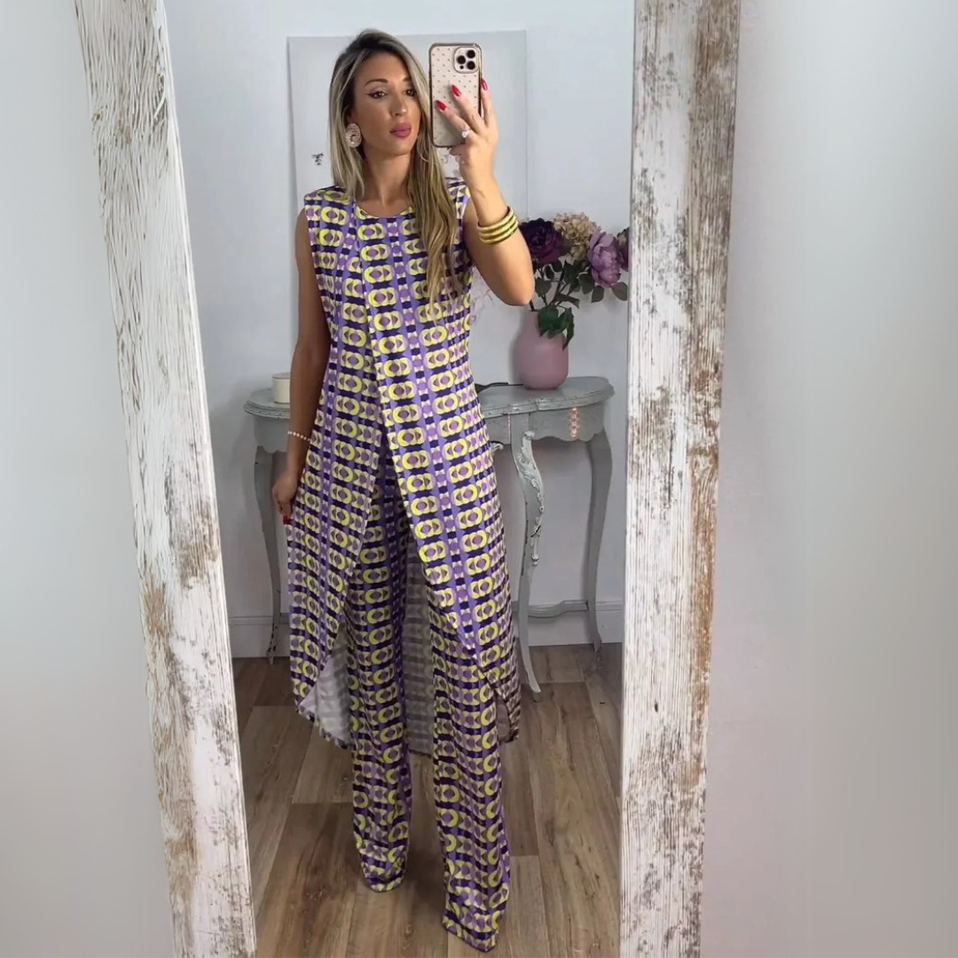 Levoire | Costume Fluide Stylisé Femme Violet
