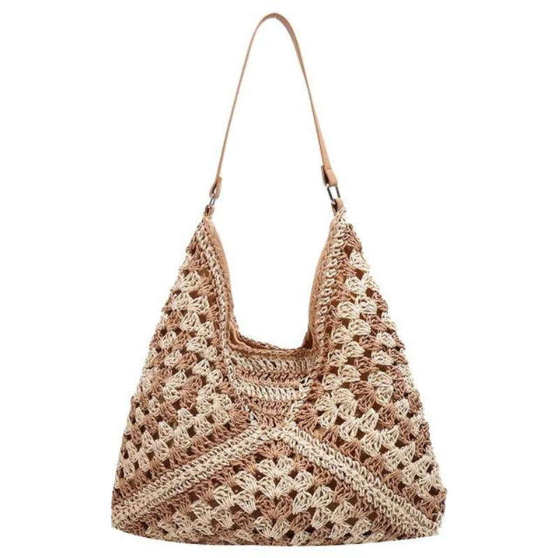 Levoire | Grande Capacité Sac À Bandoulière Style Boho Khaki