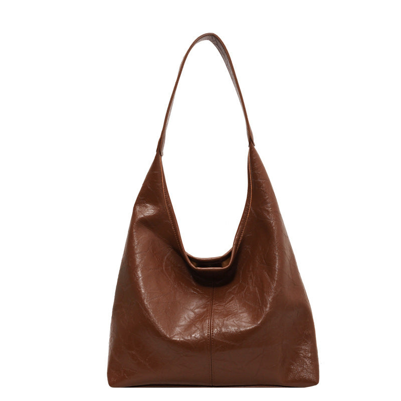 Levoire | Sac À Main En Cuir Vegan Grand Et Sac À Bandoulière Brun foncé