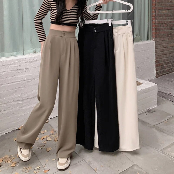 Levoire | Pantalon Élegant Avec Jambes Évasées