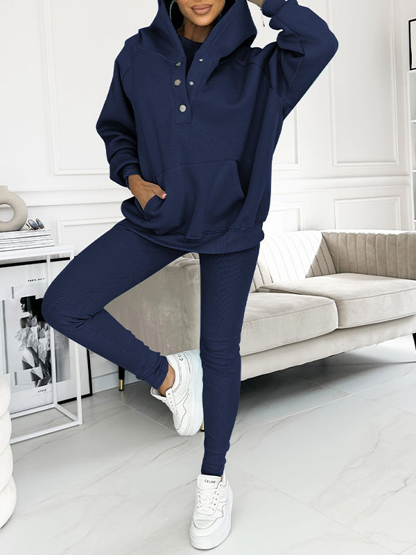 Levoire | Ensemble De Leggings Taille Plus Ensemble Co Ord Vêtements Femmes Bleu clair