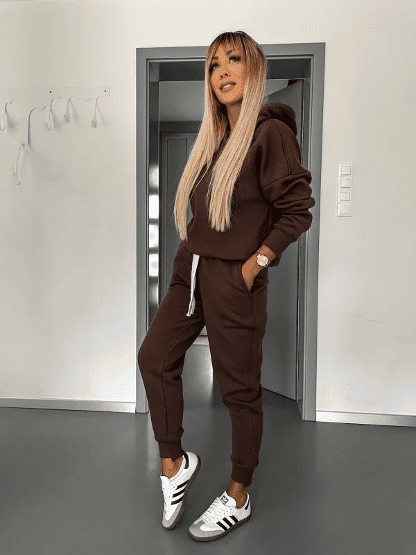 Levoire | Ensemble De Sweatpants Confortable Ensemble De Cordon Ensembles De Jogger Pour Femmes