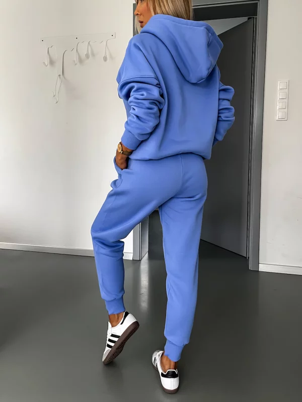 Levoire | Ensemble De Sweatpants En Coton À Cordon, Survêtement, Jogging Pour Femmes