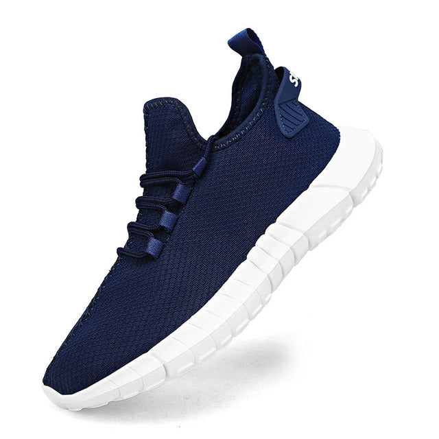 Levoire | Respirant Chaussure De Sport Pour Hommes Avec Un Talon Stable Bleu