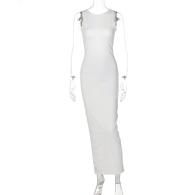 Levoire | Ouvert Au Dos Robes Maxi Sans Manches