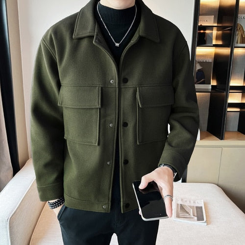 Levoire | Veste D'Automne Chaude Pour Hommes Vert