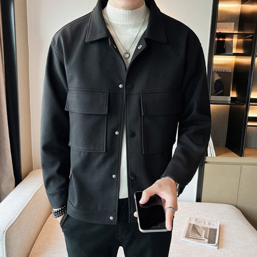 Levoire | Veste D'Automne Chaude Noir