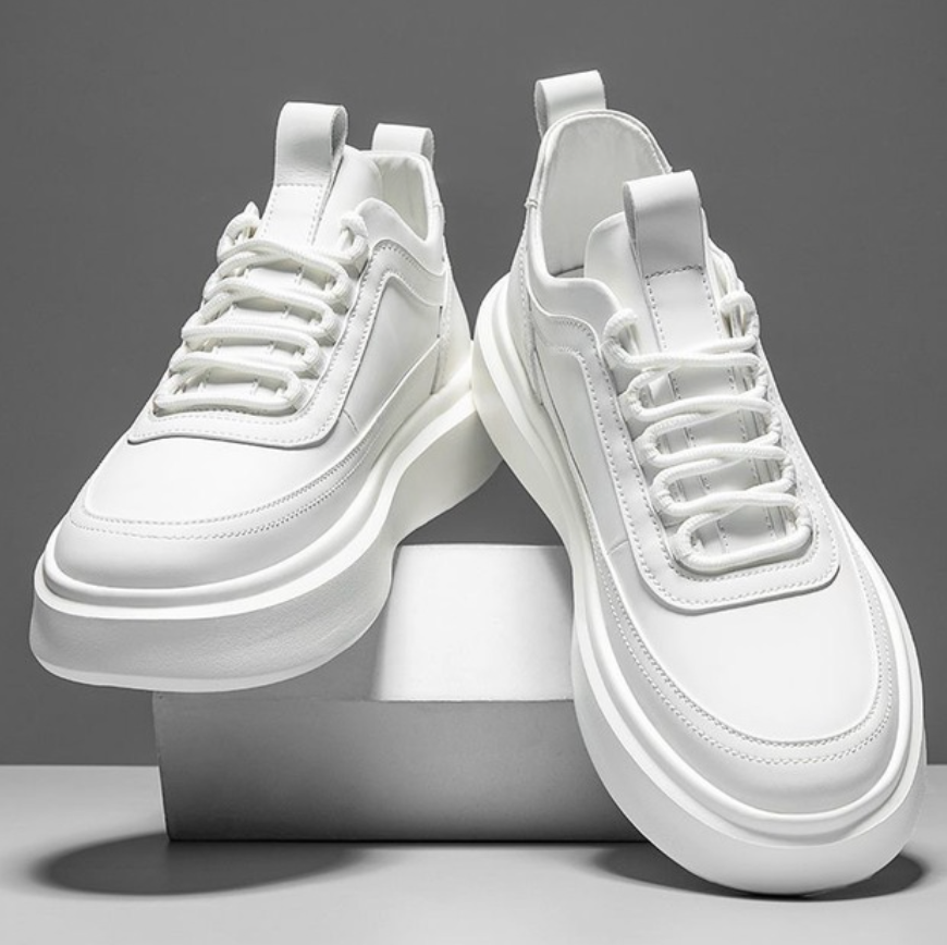 Levoire | Baskets Blanches Classiques Pour Hommes Blanc