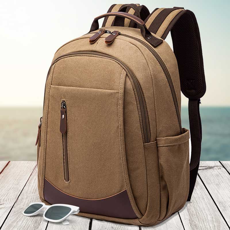Levoire | Voyage Sac En Lin Antivol Aventurier Khaki