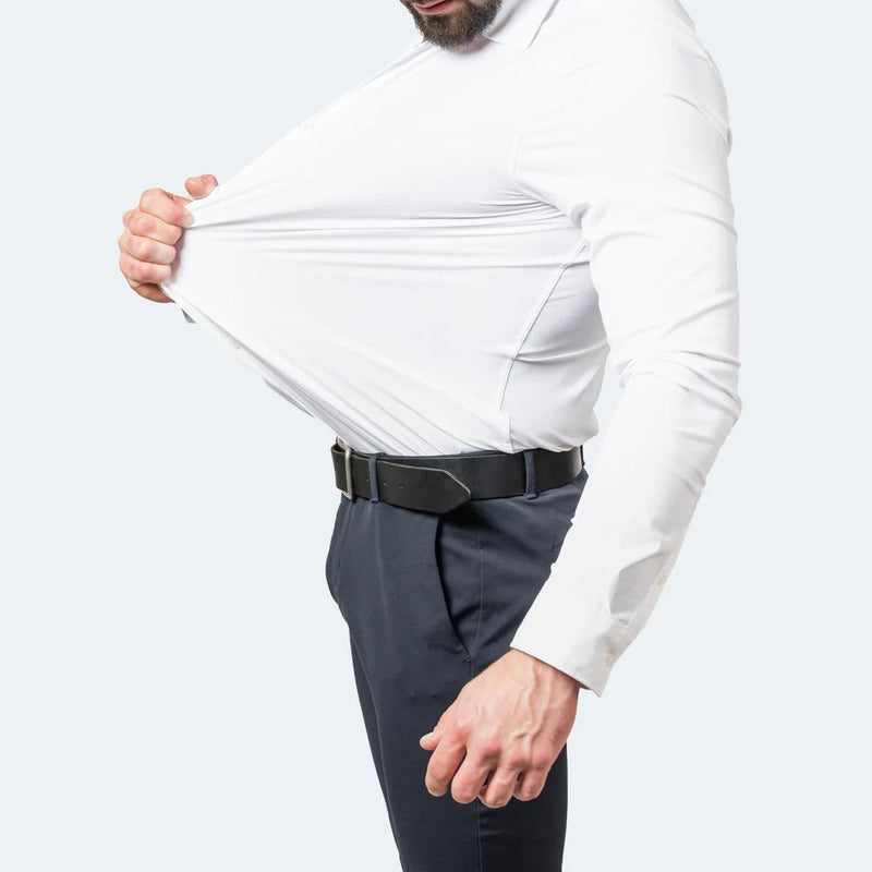 Levoire | Blouse Sans Tricot Stretch Confort Blanc