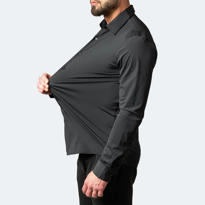 Levoire | Blouse Sans Tricot Stretch Confort Noir