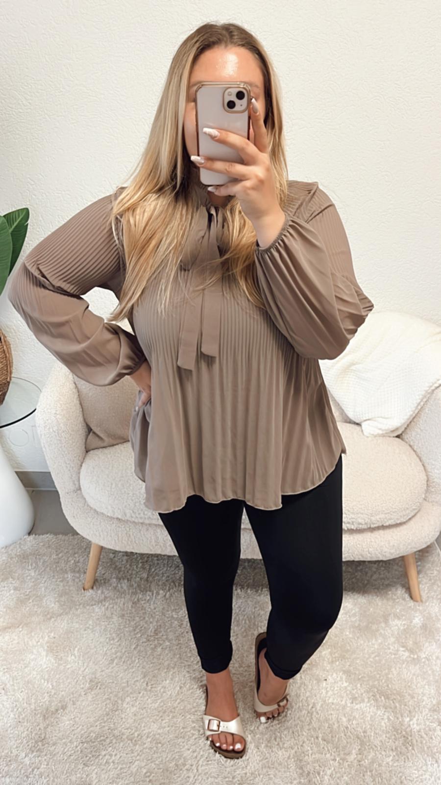 Levoire | Chemise Plissée Avec Col Corps