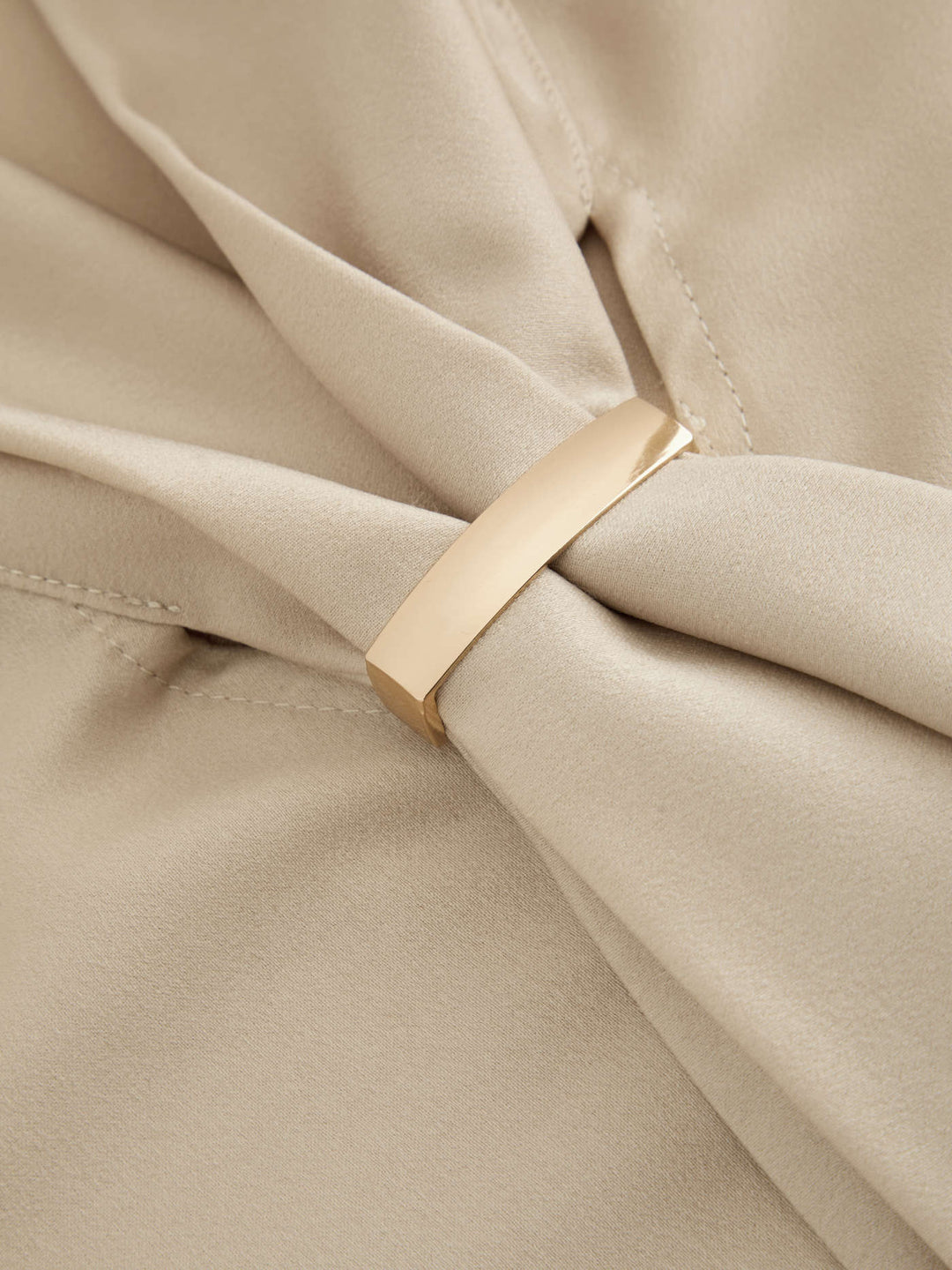 Levoire | Blouse À Manches Longues En Métal Avec Nœud