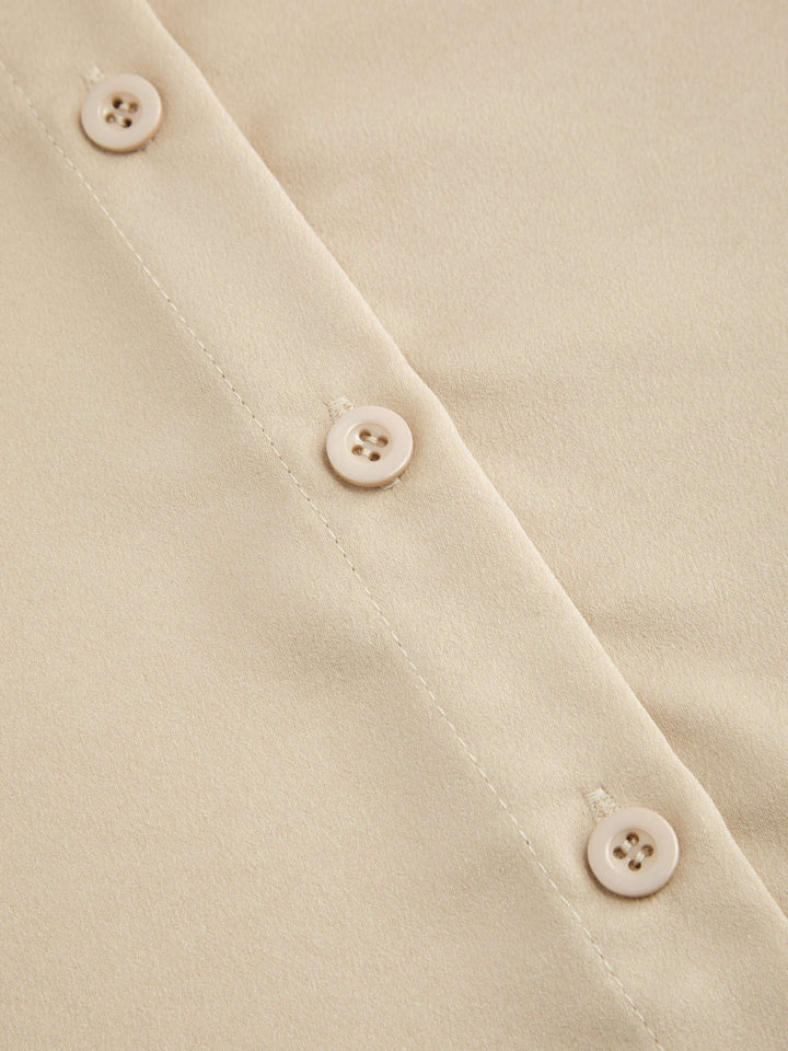 Levoire | Blouse À Manches Longues En Métal Avec Nœud