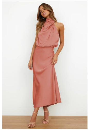 Levoire | Lgante Robe Midi Rose clair