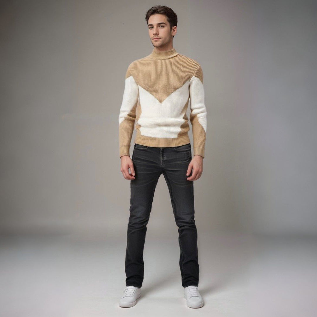 Levoire | Pull En Tricot En Mélange De Coton Avec Motif