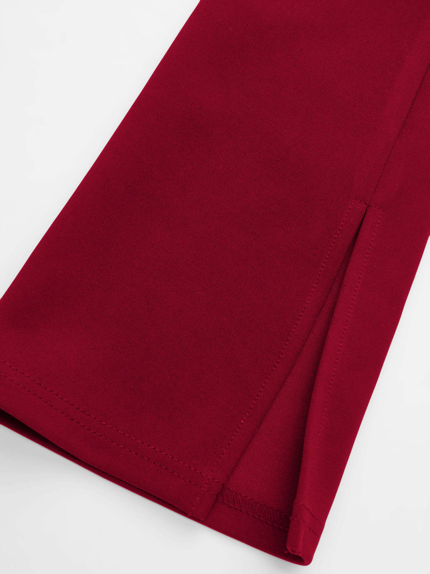 Levoire | Robe Mini À Col Rond Uni À Manches Longues