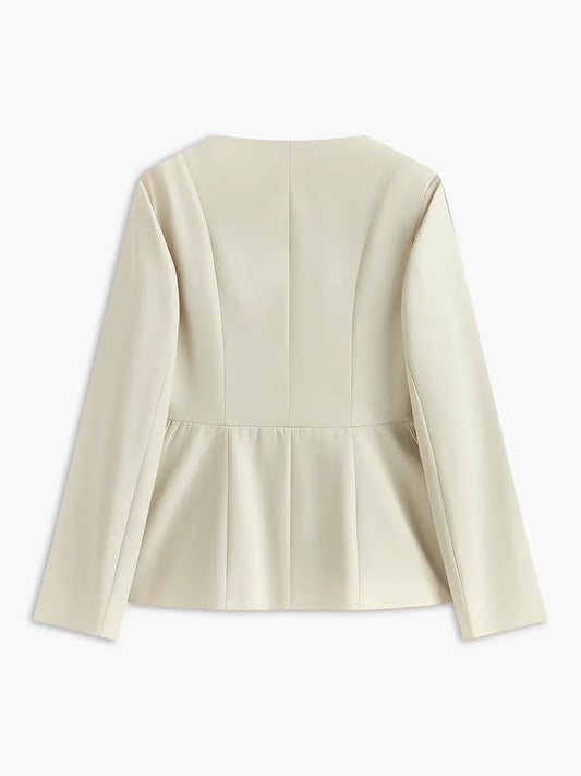 Levoire | Col Camellia-Nappi Blazer