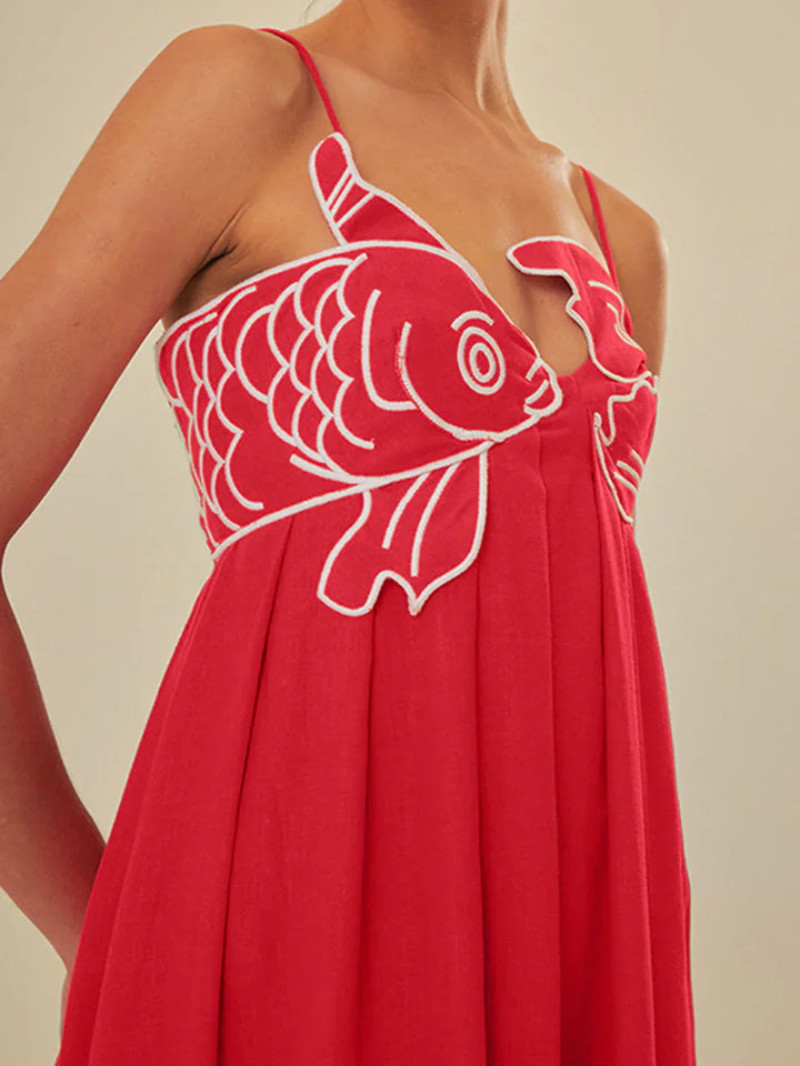 Levoire | T-Shirt Poisson Midi-Robe