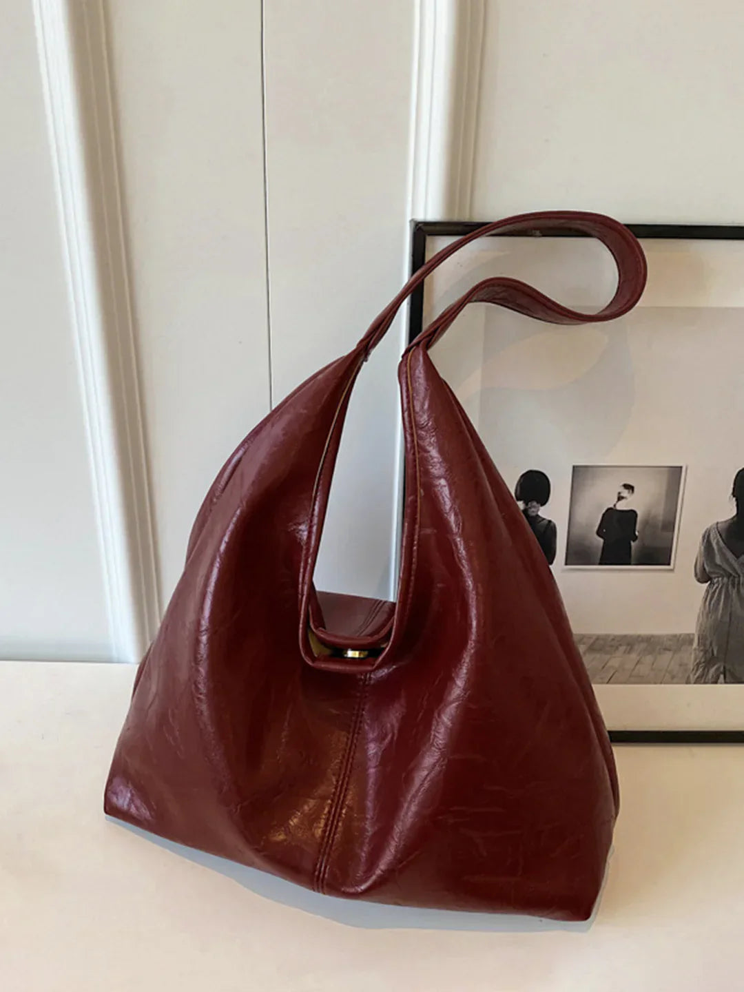Levoire | Sac Hobo Avec Fermeture À Bouton