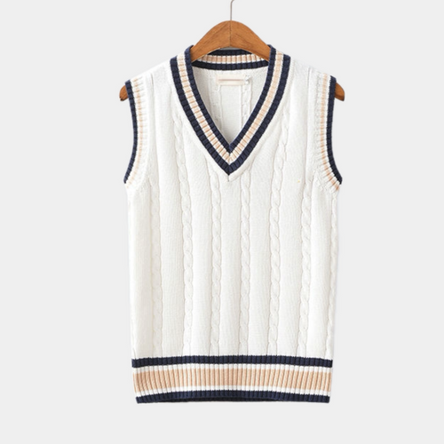 Levoire | Gilet Tricot Col V Style Décontracté