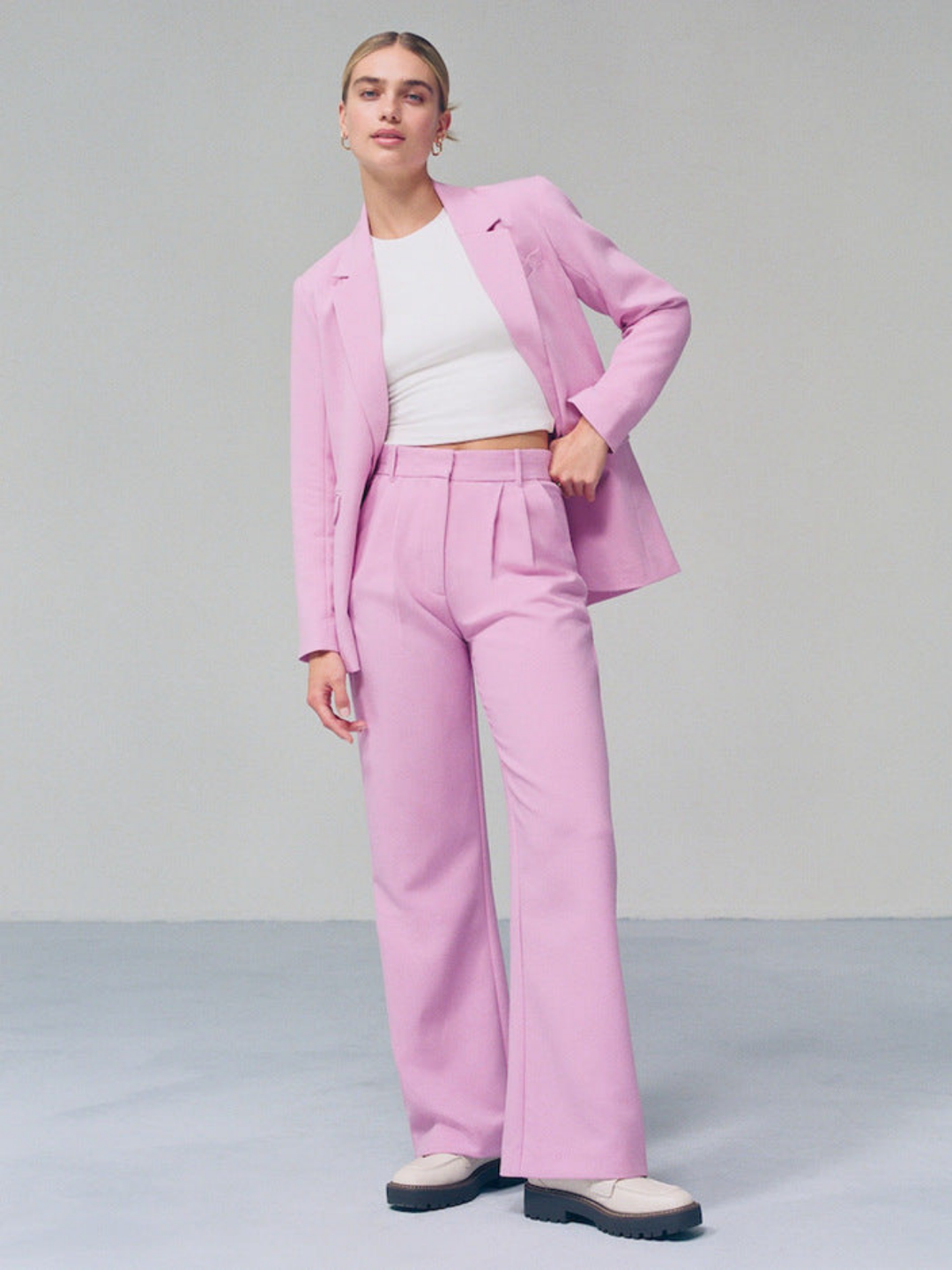 Levoire | Pantalon De Loisirs Qui Conserve Sa Forme Rosa