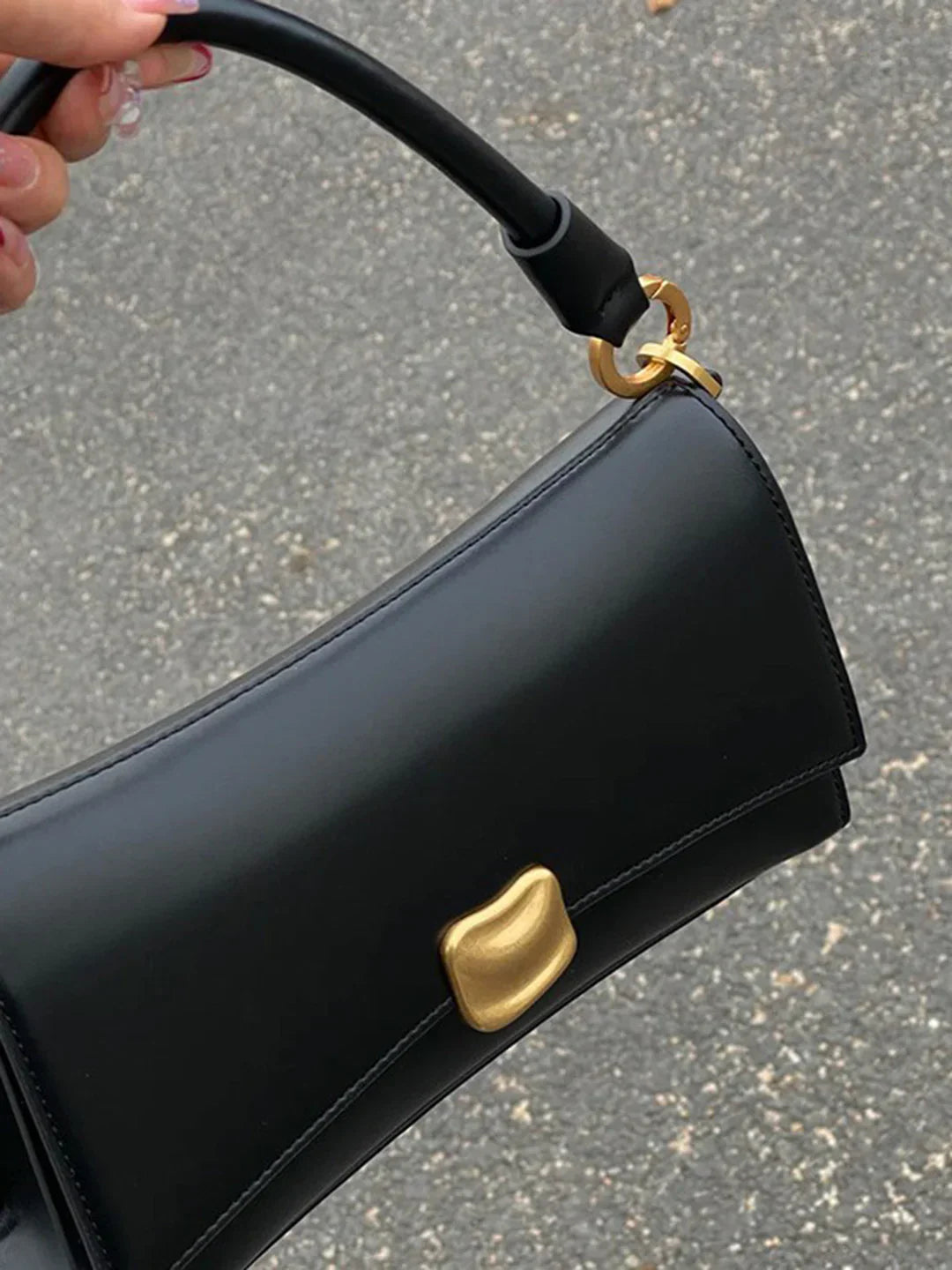 Levoire | Sac À Dos Baguette Noir Élégant