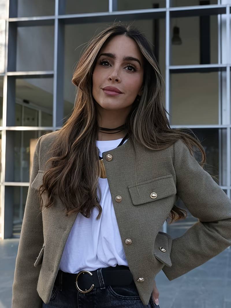 Levoire | Élégant Cardigan Vert Olive