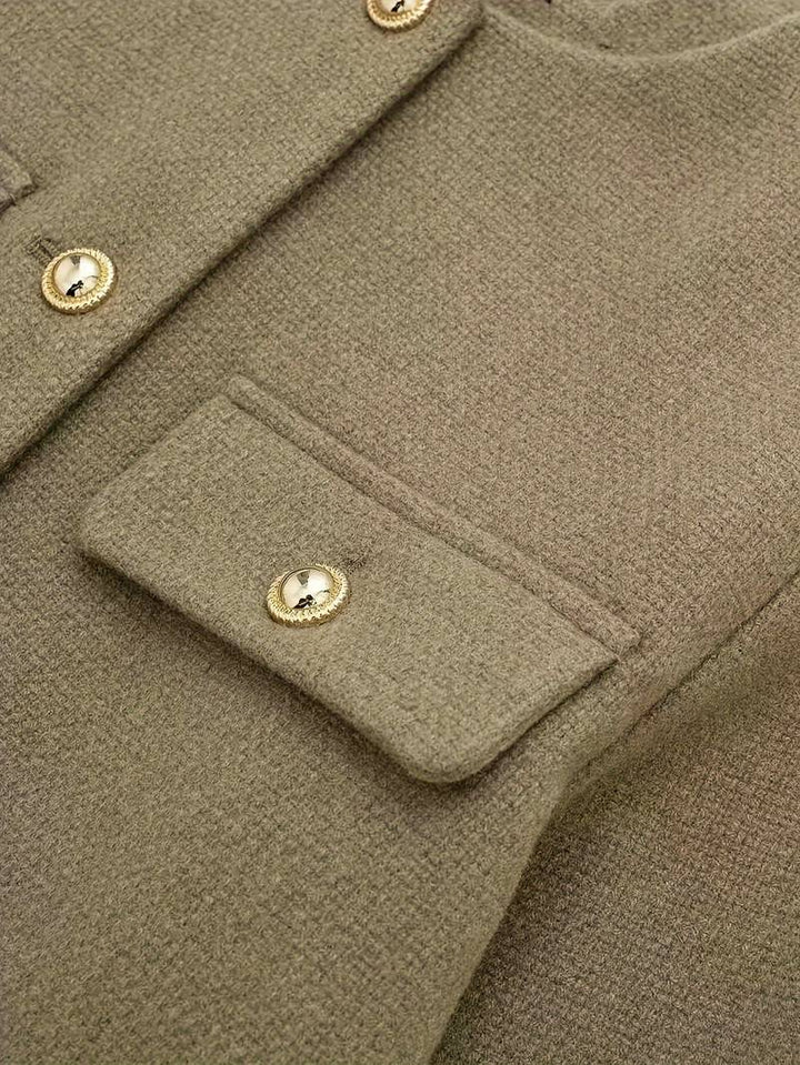 Levoire | Élégant Cardigan Vert Olive