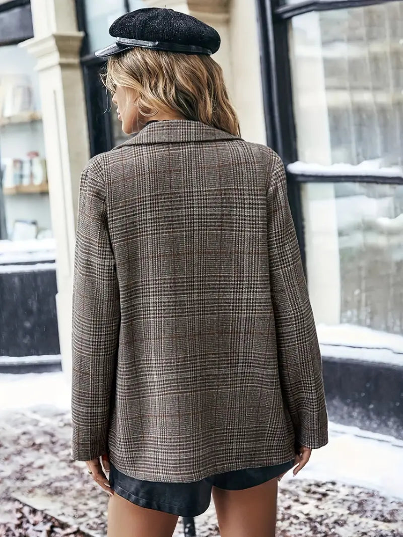 Levoire | Blazer À Carreaux Marron