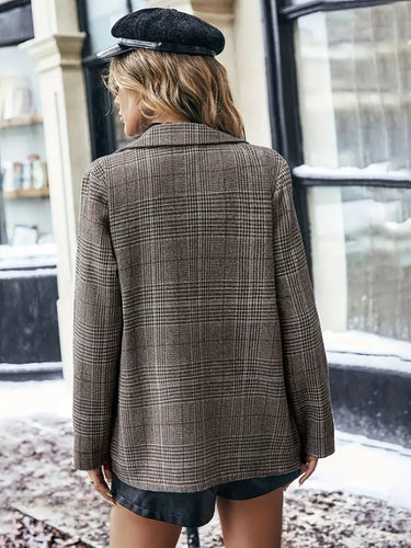 Levoire | Blazer À Carreaux Marron