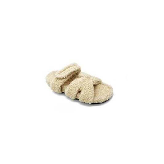 Levoire | Chausson En Peluche Douillet Pour La Maison Beige