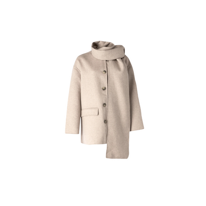 Levoire | Écharpe Chaleureuse Avec Une Fine Structure Tissée Beige