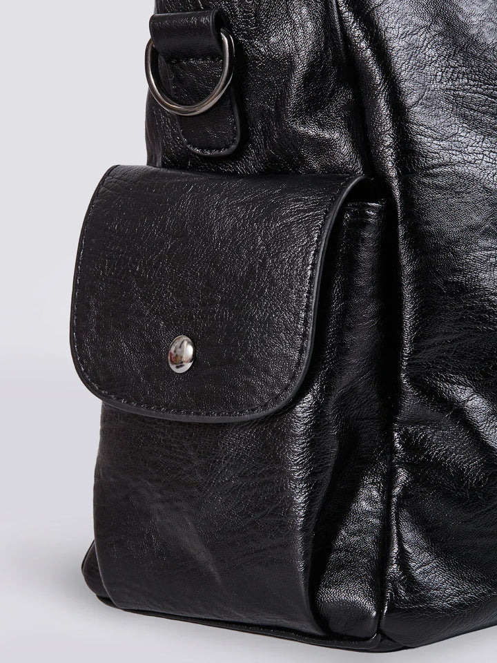 Levoire | Sac À Main En Cuir Classique Avec Des Détails Zippés Pour Femmes