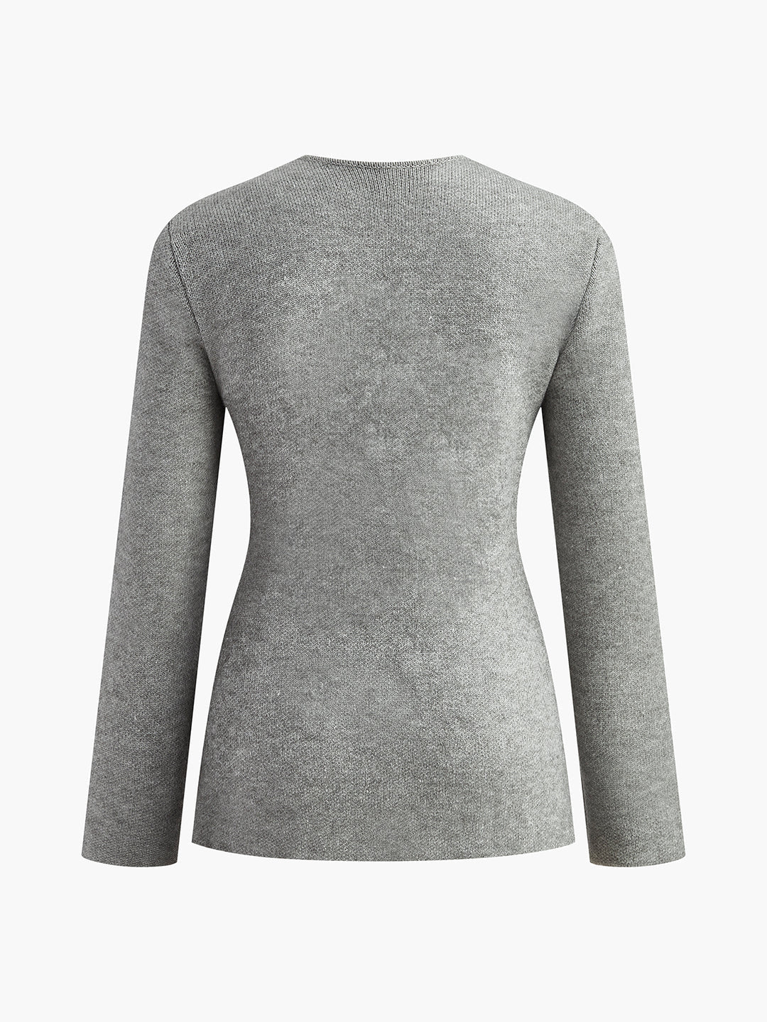 Levoire | V-Décollété Bouton Pull Doux