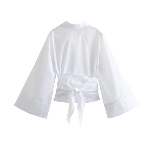 Levoire | Blouse Avec Manches Amples Et Ceinture