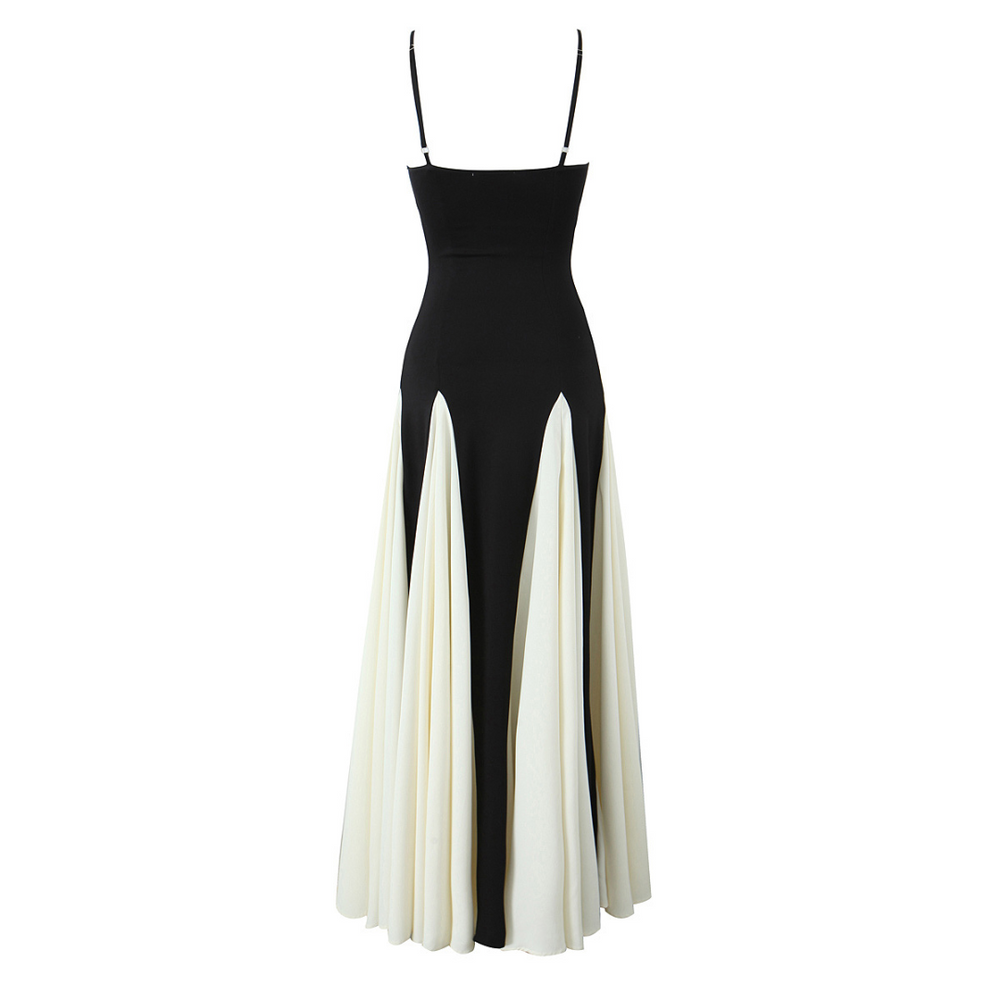 Levoire | Robe Maxi Contrast Avec Silhouette Flottante
