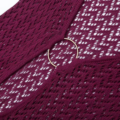 Levoire | Robe Maxi Tricot Avec Détail Découpé