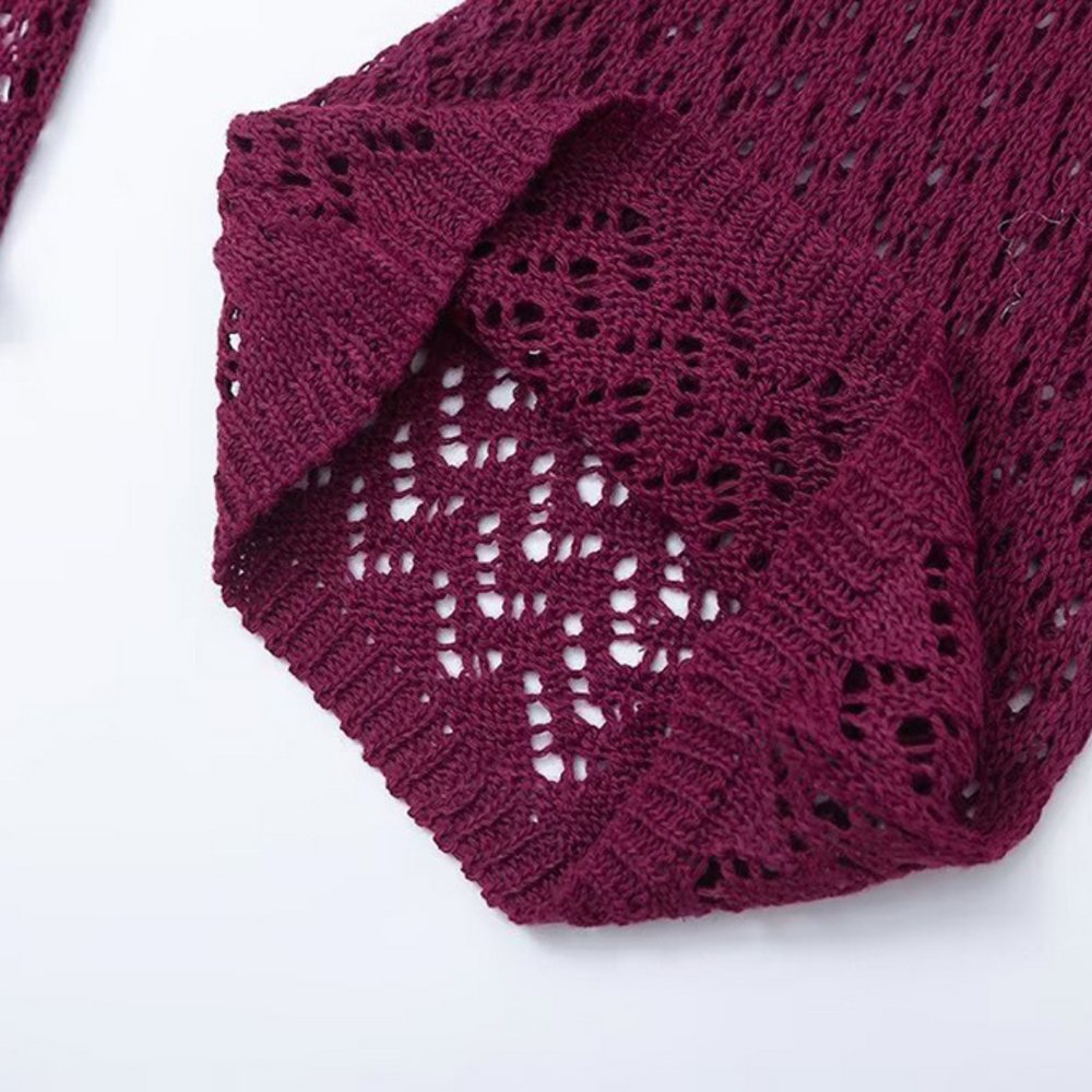 Levoire | Robe Maxi Tricot Avec Détail Découpé