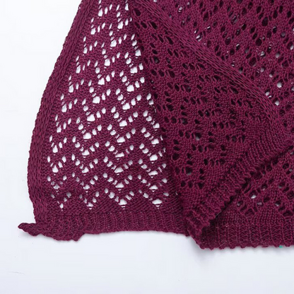 Levoire | Robe Maxi Tricot Avec Détail Découpé