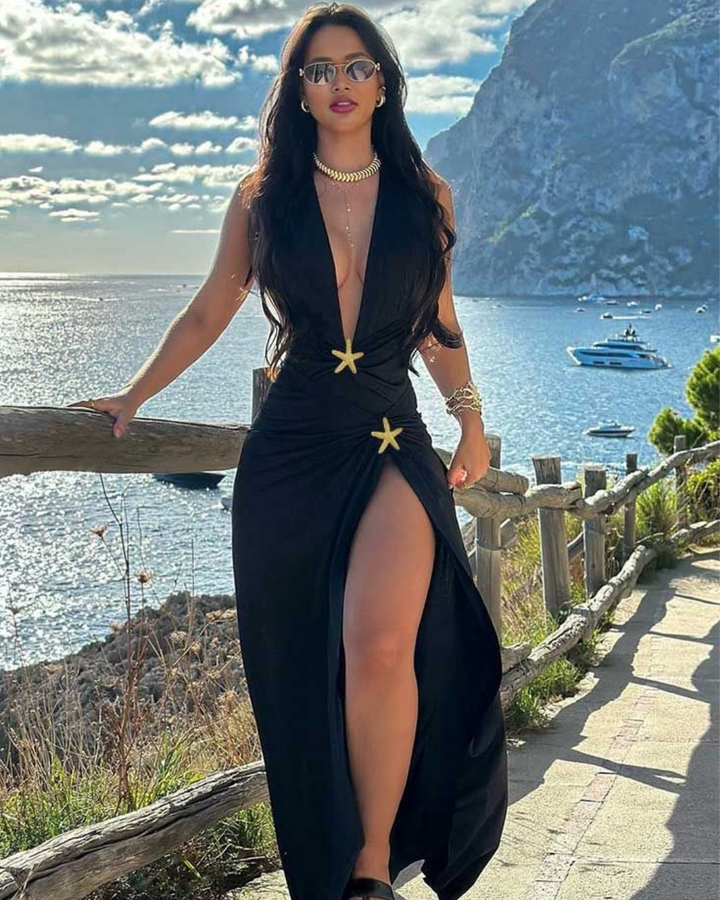 Levoire | Maillot De Bain & Ensemble De Jupe Portefeuille Avec Décoration Étoile De Mer
