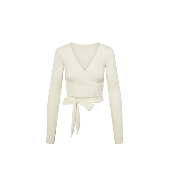 Levoire | Chemise À Manches Longues Enroulée Ivoire