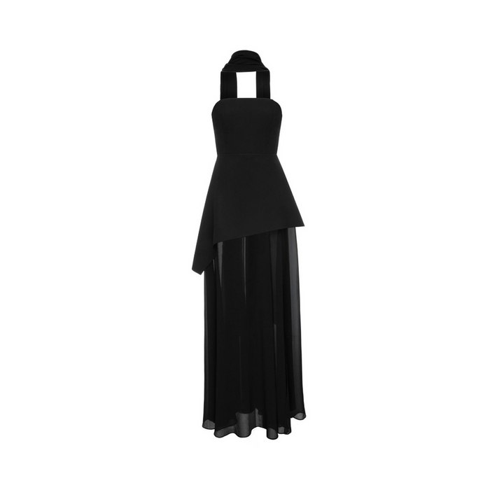 Levoire | Robe En Chiffon Noir