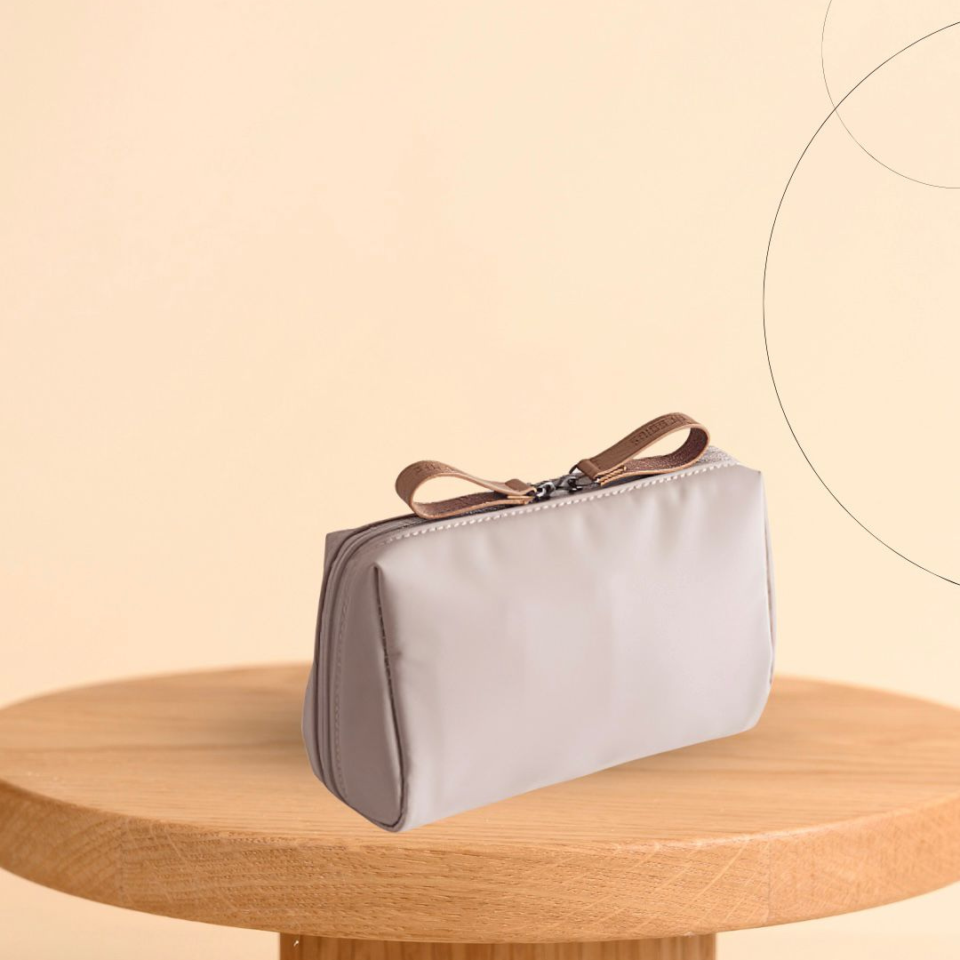 Levoire | Trousse De Maquillage Portable Pour Voyages Beige