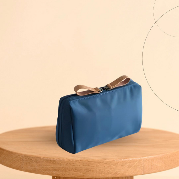 Levoire | Trousse De Maquillage Portable Pour Voyages Bleu