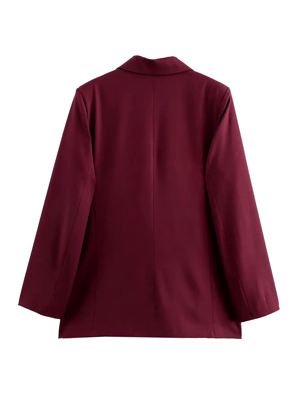 Levoire | Blazer Bordeaux À Double Boutonnage