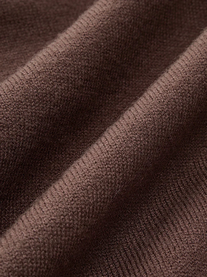 Levoire | Ensemble Cardigan Tricoté et Jupe Plissée Élégante