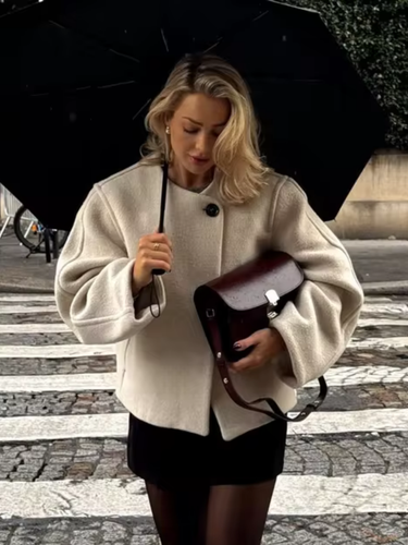 Levoire | O-Cou Panneau Court Veste
