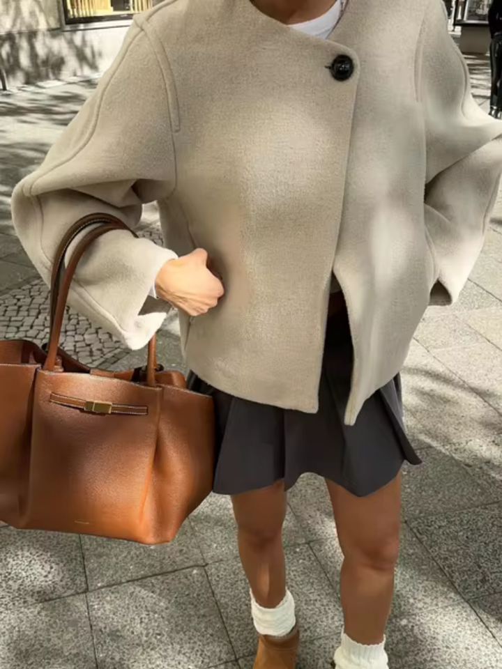 Levoire | O-Cou Panneau Court Veste
